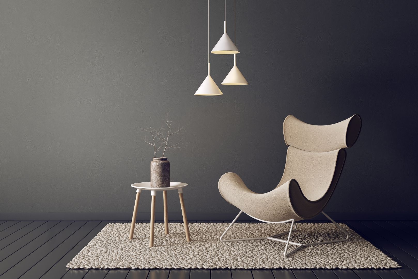 Nowoczesny salon z aneksem kuchennym – projektant wnętrz Warszawa